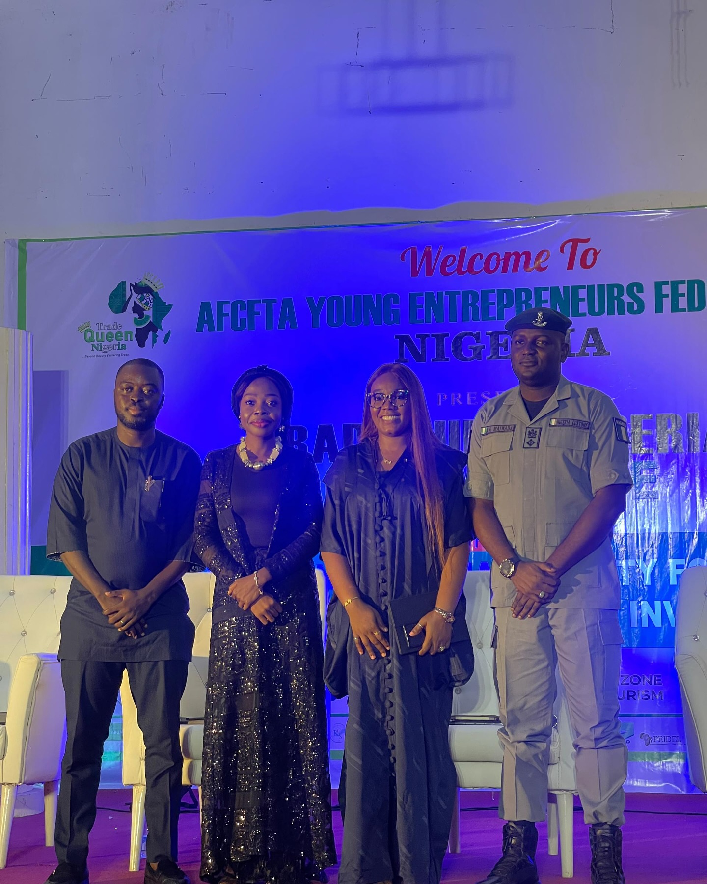 Participants at an AfCFTA Young Entrepreneurs Federation Nigeria trade event